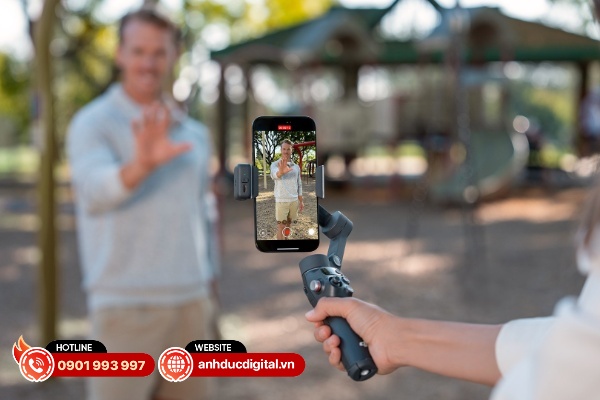 Nngười dùng có thể sử dụng ứng dụng DJI Mimo với công nghệ theo dõi Active Track 7.0 độc quyền