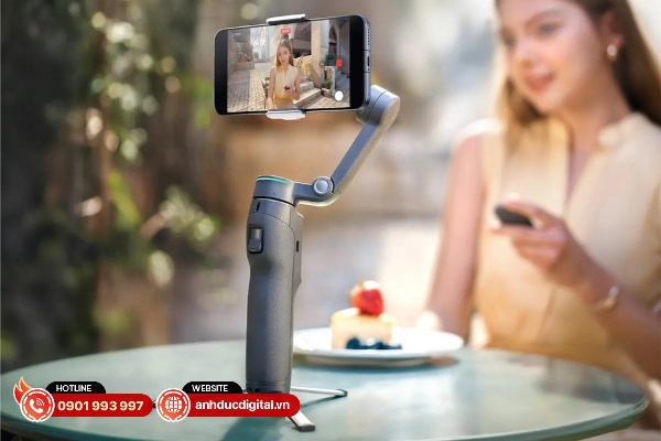 DJI Osmo Mobile 8P mang đến cho người dùng các chế độ quay phim điện ảnh thông qua ứng dụng Mimo