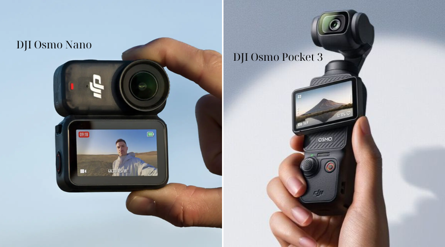 So sánh DJI Osmo Nano và DJI Pocket 3 – hai phong cách sáng tạo khác biệt trong hệ sinh thái DJI
