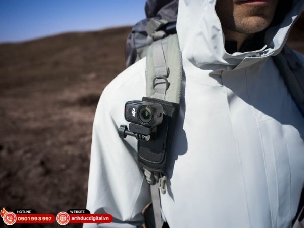 Thiết kế nhỏ gọn và linh hoạt của DJI Osmo Nano – camera hành động DJI dành cho vlog du lịch và POV rảnh tay