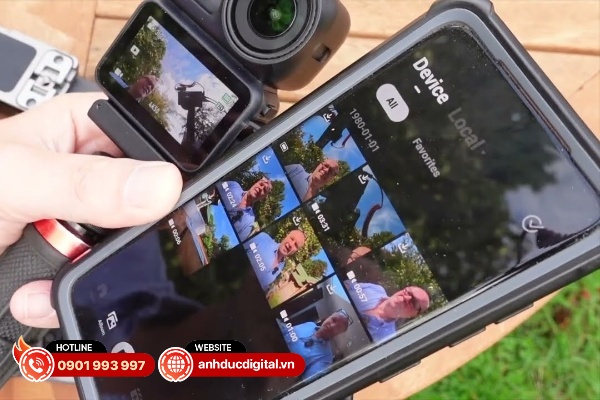 DJI Osmo Nano và ứng dụng DJI Mimo