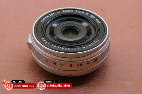 Fujifilm FUJINON XF23mm F2.8 R WR được thiết kế để mang lại hiệu suất phân giải hình ảnh cao