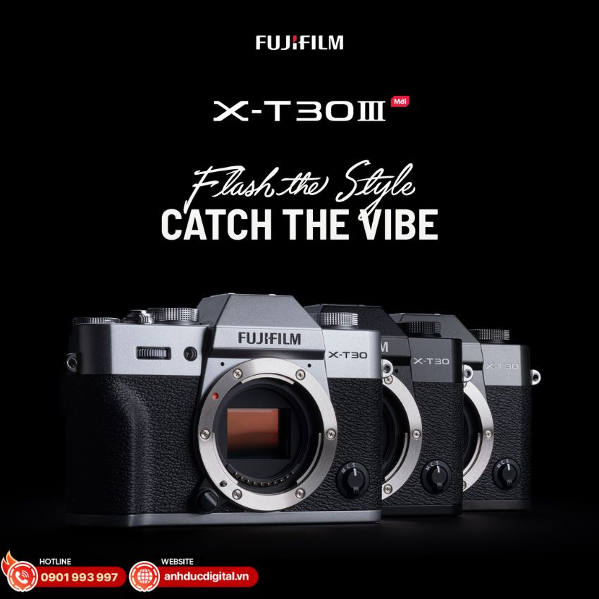 Fujifilm X-T30 III – nhỏ gọn, mạnh mẽ và đậm chất Fuji