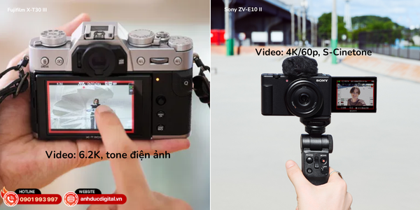 Fujifilm hướng đến chất điện ảnh 6.2K – Sony tối ưu tốc độ và workflow quay dựng 4K/60p