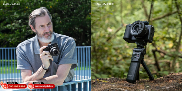 Trải nghiệm Fujifilm X-T30 III & Sony ZV-E10 II chính hãng tại Anh Đức Digital