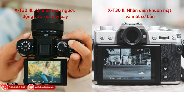 Lấy nét AI trên Fujifilm X-T30 III giúp theo dõi chủ thể thông minh và chính xác hơn