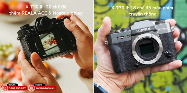 X-T30 III mở rộng giả lập phim, mang lại chất màu điện ảnh hơn