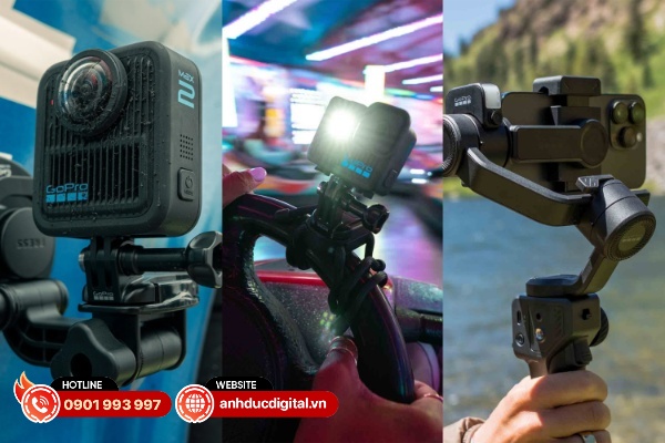 GoPro ra mắt máy quay 360 độ MAX 2, máy quay nhỏ gọn LIT HERO và gimbal Fluid Pro AI