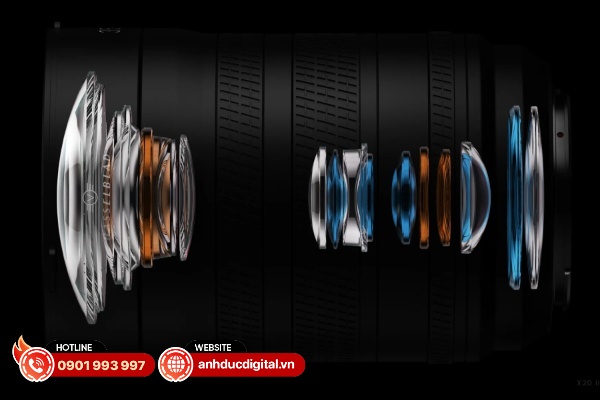 Hasselblad XCD 2,8–4/35–100E sở hữu hệ thống quang học tiên tiến hứa hẹn chất lượng hình ảnh sắc nét