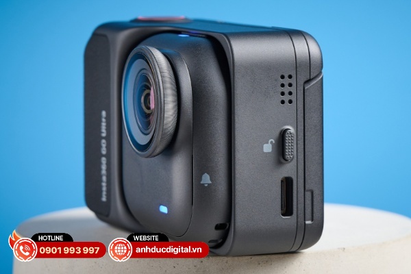 Insta360 Go Ultra có thời lượng pin ấn tượng nhờ vào khả năng quản lí nhiệt tốt