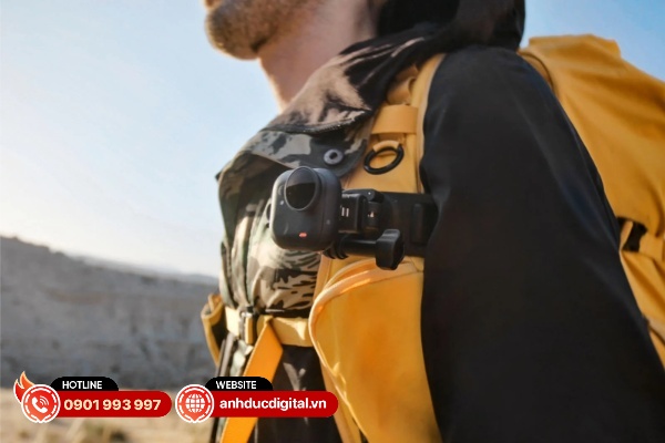 Insta360 GO Ultra có khả năng quay phim liên tục đến 200 phút
