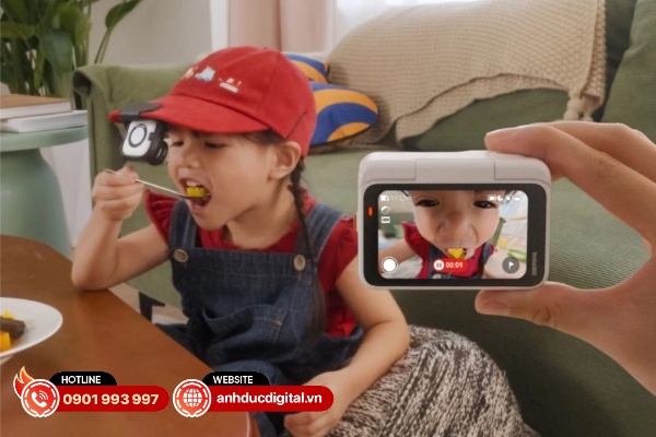 Mô đun máy quay có liên kết Bluetooth với hộp đựng để theo dõi hình ảnh ở khoảng cách gần