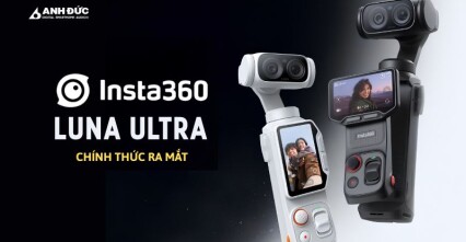 Insta360 Luna Ultra Ra Mắt: Camera Gimbal 8K Đối Đầu DJI Osmo Pocket 4