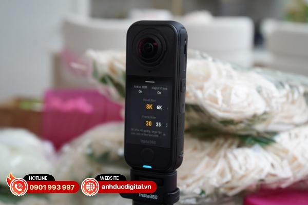 Insta360 X4 Air có khả năng khởi động nhanh và phản hồi tức thì với các thao tác trên may quay
