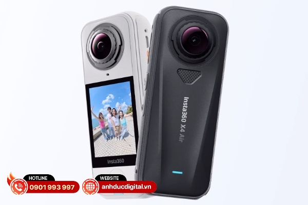 Insta360 X4 Air kế thừa những điểm được yêu thích trên phiên bản X4 trong một thân hình nhỏ nhẹ hơn