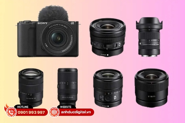 Điểm danh 6 ống kính bạn nên mua để làm Vlog với Sony ZV-E10 Mark II
