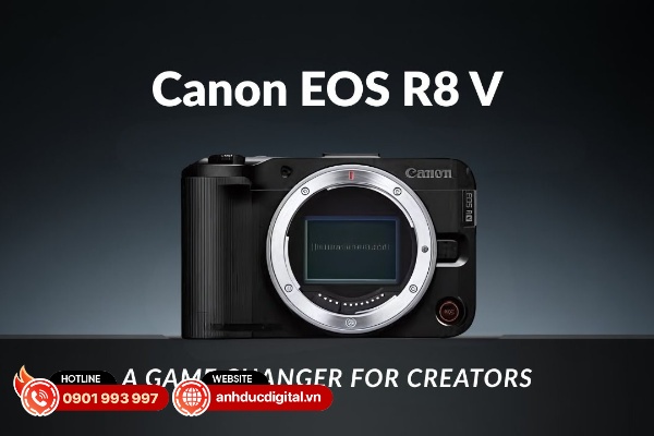 Canon EOS R8 V là phiên bản EOS R50V sử dụng cảm biến fullframe