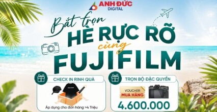 Mùa Hè Là Để Đi: Săn Deal Máy Ảnh Fujifilm, Tặng Bộ Quà Đến 4.6 Triệu!