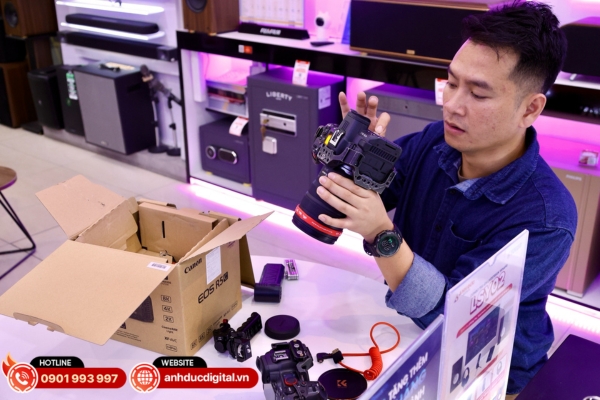 Cửa hàng uy tín hỗ trợ tư vấn và cho trải nghiệm thử máy trực tiếp