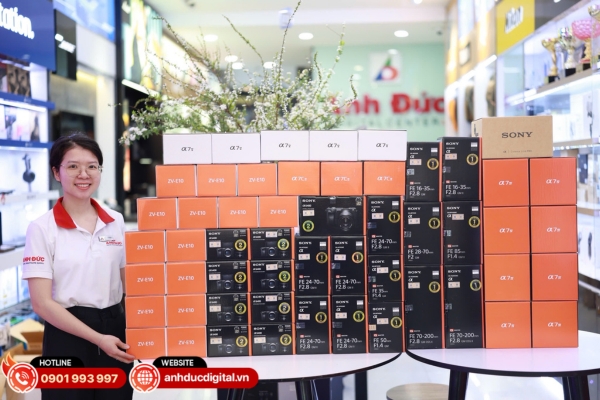 Anh Đức Digital cung cấp máy quay phim uy tín, bảo hành rõ ràng, giá cạnh tranh