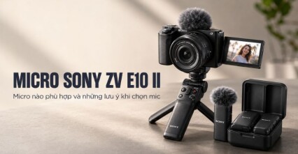 Cách chọn Micro Sony ZV-E10 II phù hợp và những điều cần lưu ý
