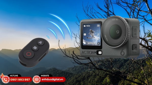 Remote tiện lợi cho DJI Osmo Action 6, điều khiển từ xa dễ dàng