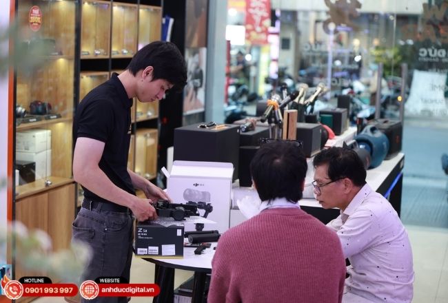 Hệ sinh thái phụ kiện đa dạng tại Anh Đức Digital giúp tối ưu hóa hiệu năng và bảo vệ máy ảnh toàn diện