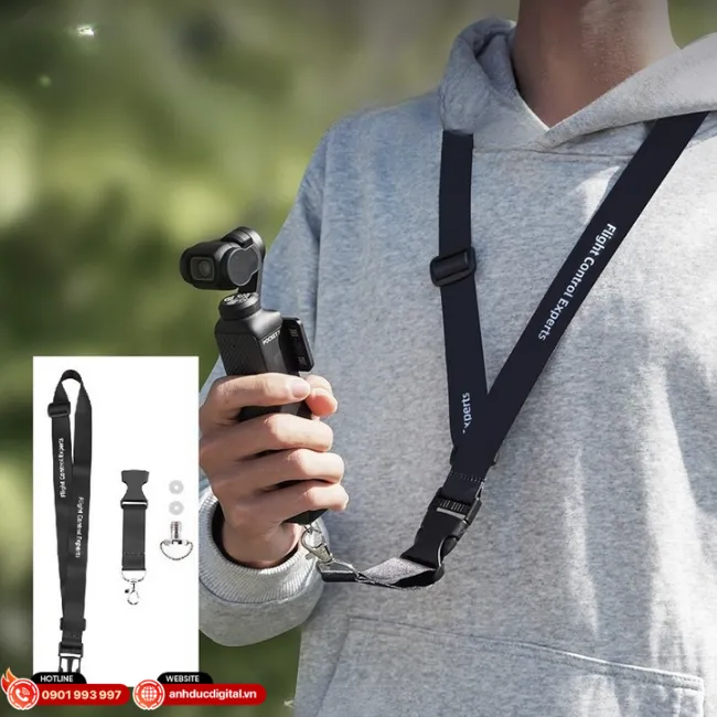 Dây đeo bảo hộ giúp cố định thiết bị an toàn tuyệt đối trong các chuyến hành trình