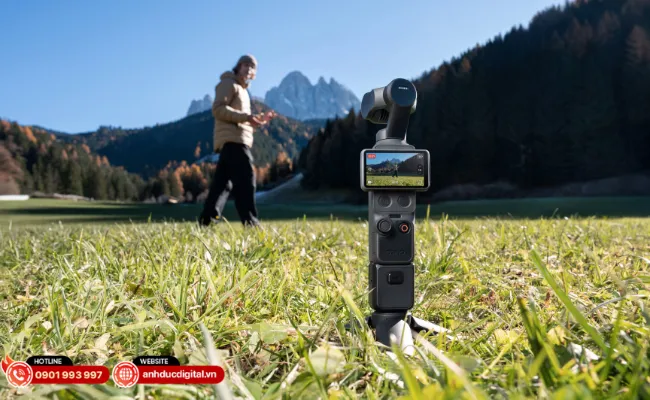 Trải nghiệm sức mạnh quay phim chuyên nghiệp gói gọn trong thiết kế nhỏ gọn của DJI Pocket 4