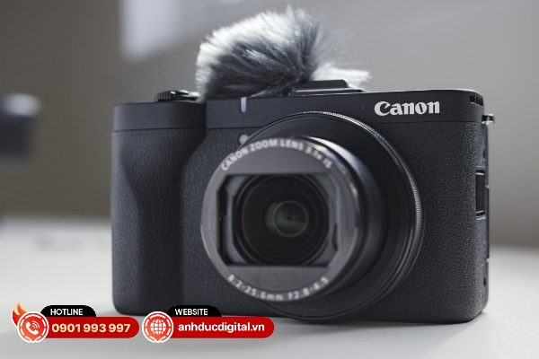 Tính năng ổn định hình ảnh điện tử trên PowerShot V1 có hiệu quả tương đối khá ở cả hai mức độ khác nhau