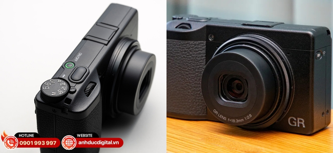 Ricoh GR III và Ricoh GR IV không chênh lệch nhiều ống kính