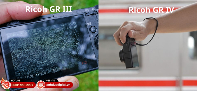 Ricoh GR IV và Ricoh GR III cùng chế độ quay chuẩn Full HD 1080p 60fps