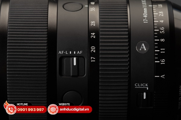 Ống kính Sigma 17-40mm F1.8 DC Art dành cho hệ ngàm Fujifilm X