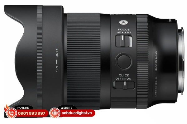 Sigma 35mm F1.4 DG II Art đạt được những cải tiến về hiệu suất quang học và một thiết kế nhỏ gọn so với phiên bản đầu tiên