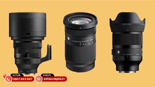 Sigma giới thiệu bộ ba ống kính mới: 35mm Art II, 135mm Art và 20-200mm Contemporary