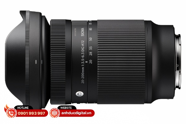 Sigma 20-200mm F3.5-6.3 DG Contemporary sở hữu dải tiêu cự rộng nhất trên thế giới