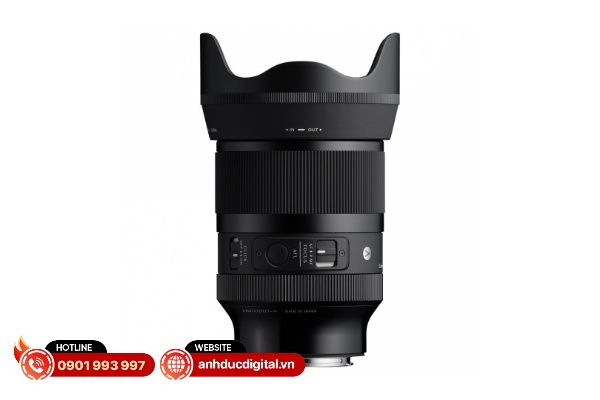 Sigma 35mm F1.2 DG II Art sở hữu thiết kế nhỏ gọn, với trọng lượng nhẹ hơn