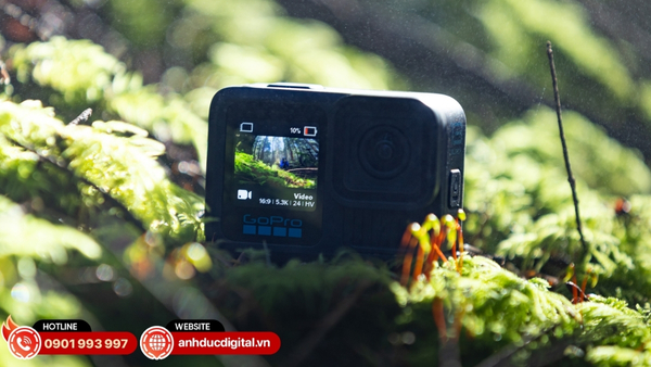 GoPro Hero 13 với màn hình trước/sau cảm ứng, dễ dàng xem trước khung hình và điều khiển menu nhanh chóng