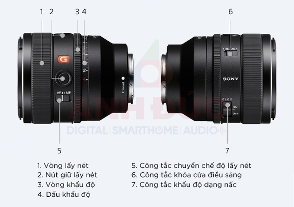 So sánh Sony FE 50-150mm f:2 GM vs Sony FE 50mm f:1.4 GM