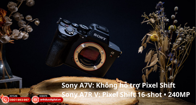 240MP Pixel Shift – lợi thế độc quyền của A7R V dành cho ảnh siêu chi tiết