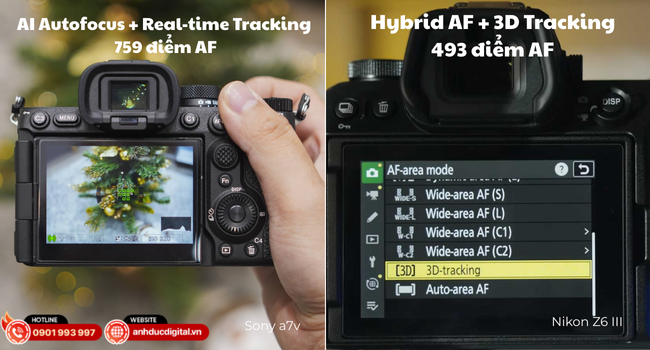 3D Tracking ổn định & thiếu sáng tốt vs AI Tracking linh hoạt và thông minh