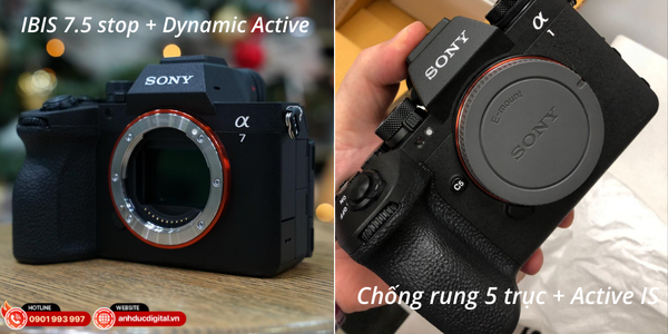 A1 ổn định – chuẩn điện ảnh; A7V chống rung mạnh, phù hợp quay cưới và sự kiện