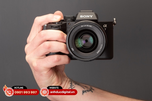 Sony Alpha A7 V có form dạng thiết kế vuông vức và gọn gàng nhất