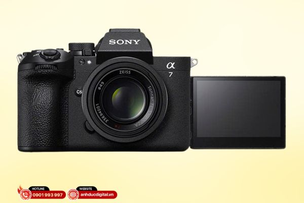 Màn hình xoay 4 trục và kính ngắm OLED 9.44 triệu điểm giúp Sony A7V hiển thị sắc nét và linh hoạt ở mọi góc nhìn