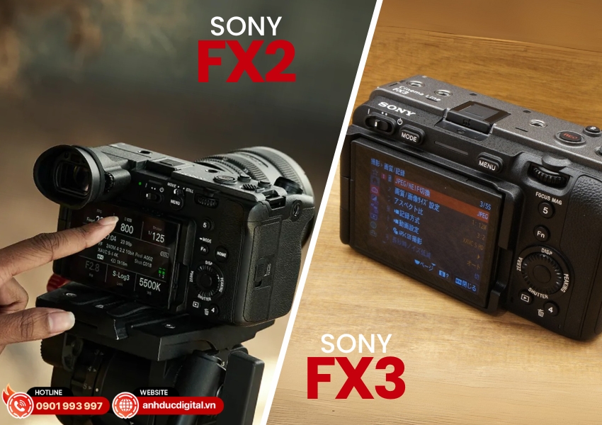 so sánh Sony FX2 vs Sony FX3