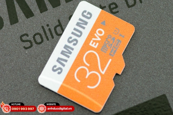 Thẻ nhớ Samsung nổi bật với tốc độ ổn định, độ bền cao, sử dụng lâu dài