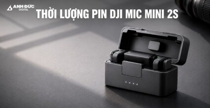 Thời lượng pin DJI Mic Mini 2S - Quay liên tục được bao lâu?