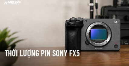 Thời lượng pin Sony FX5: Quay được bao lâu trong thực tế?