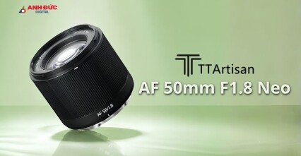TTArtisan AF 50mm F1.8 Neo: Lens full-frame 89 USD có vỏ in 3D