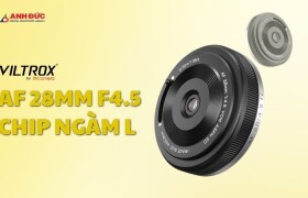 Viltrox AF 28mm F4.5 Chip L ra mắt: Lens siêu mỏng 60g đáng chờ đợi